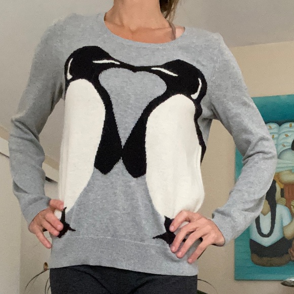 Anthropologie"Emperor Kiss"  Penguin Sweater [Small] - Picture 9 of 16